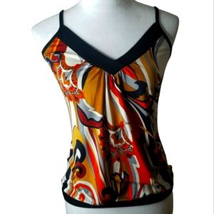 🦋Body Central Vintage Stretch Flower Print Top